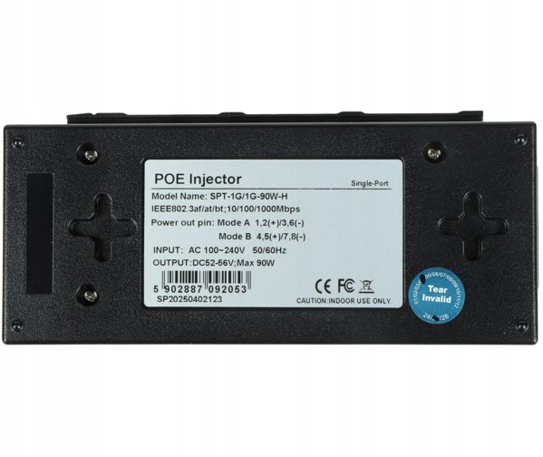 Τροφοδοτικό POE SPT-1G/1G-90W-H 90 W
