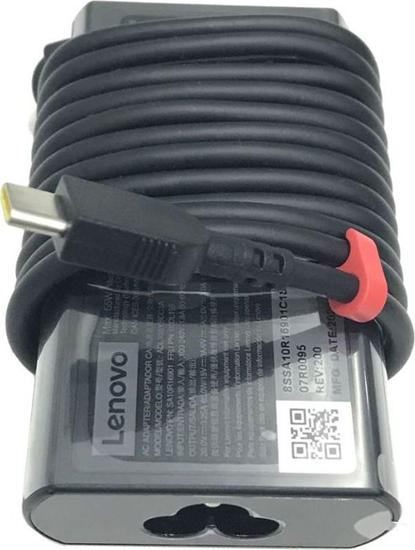 Φορτιστής για φορητό υπολογιστή Lenovo 65 W, USB-C, 20 V (02DL153)