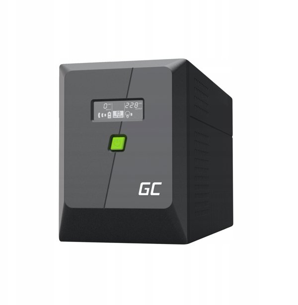 Green Cell UPS 1500VA 900W PowerProof με Οθόνη LCD