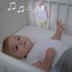 Φωτιστικό νυκτός Zazu Zoe με ηχείο, πιγκουίνος, γκρι