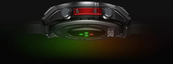 Zeblaze Smartwatch Stratos 4 Άβυσσος Μαύρο Czarny