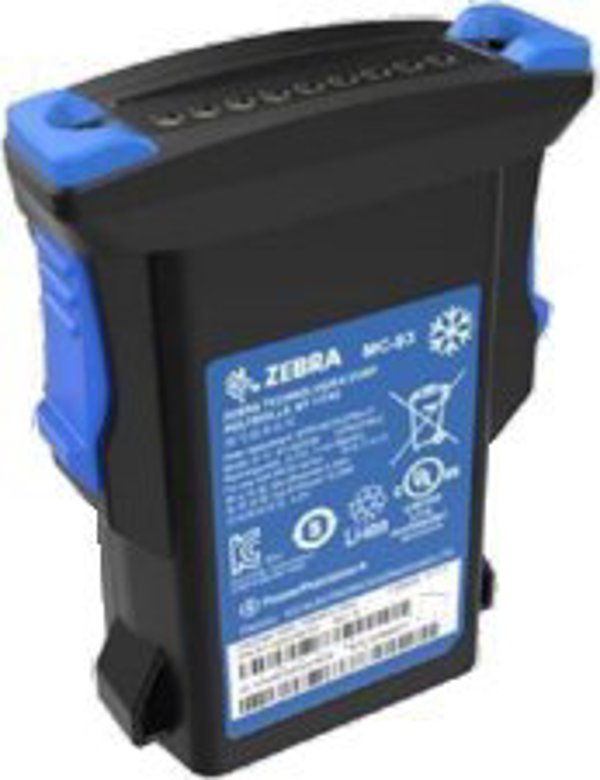 Zebra BTRY-MC93-FRZ-01 Μπαταρία για MC9300 Freezer, Lithium-Ion, 5000mAh, Μαύρο/Μπλε