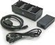 Zebra 3 Slot Battery Charger| ZQ300 Series| includes power supply and EU power cord
