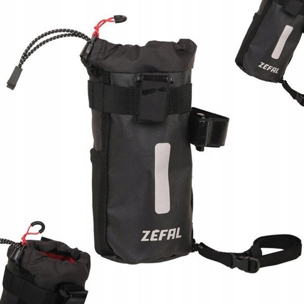 Zefal ZÉFAL Z Adventure Pouch Bag Μαύρο, Τοποθετημένο στο τιμόνι, κοντά στο στέλεχος, αυτή η τσάντα είναι ιδανική για τη μεταφορά τροφίμων ή οποιουδήποτε τύπου.