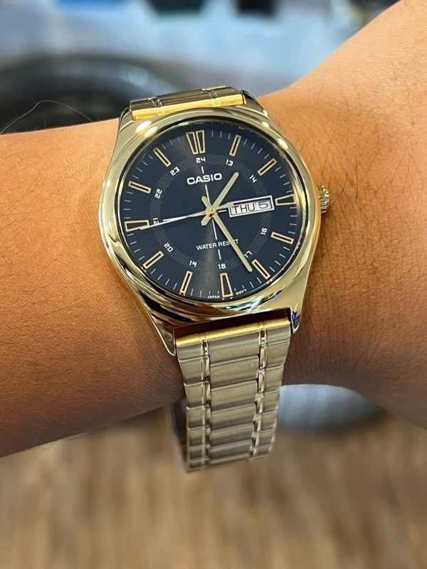 Ρολόι Casio ΑΝΔΡΙΚΟ ΡΟΛΟΪ CASIO MTP-V006G-1C + ΚΟΥΤΙ