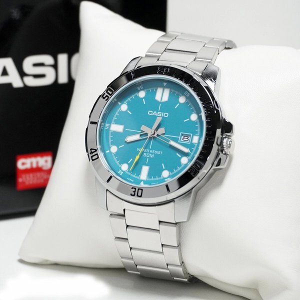 Ρολόι Casio ΑΝΔΡΙΚΟ ΡΟΛΟΪ CASIO MTP-VD01D-3E2 (zd185h) + ΚΟΥΤΙ