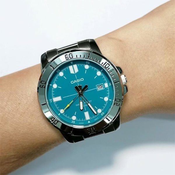 Ρολόι Casio ΑΝΔΡΙΚΟ ΡΟΛΟΪ CASIO MTP-VD01D-3E2 (zd185h) + ΚΟΥΤΙ