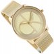 Γυναικείο Ρολόι Calvin Klein Iconic Mesh 25200034 με Μπρασελέ, σε Χρυσό Χρώμα + Θήκη