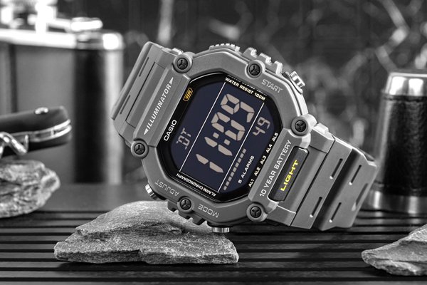 Ανδρικό Ρολόι CASIO AE-1600H-8BVDF + Θήκη
