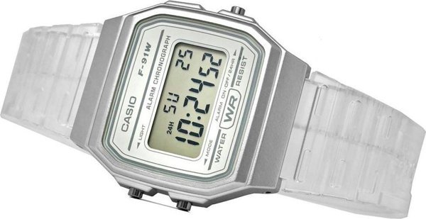 Zegarek Quartz Zegarek Damski CASIO F-91WS-7EF