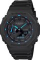 Casio G-Shock CasiOak Ανδρικό Ρολόι GA-2100-1A2ER Carbon Core Guard με Μπλε Λεπτομέρειες