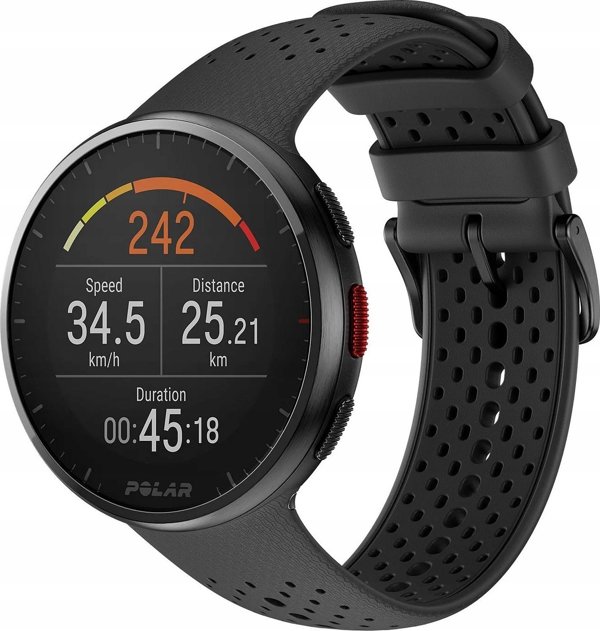 Ρολόι γυμναστικής Polar Pacer Pro S/L + αισθητήρας καρδιακού ρυθμού H10 Μαύρο (PACER PRO GRY/BLK)