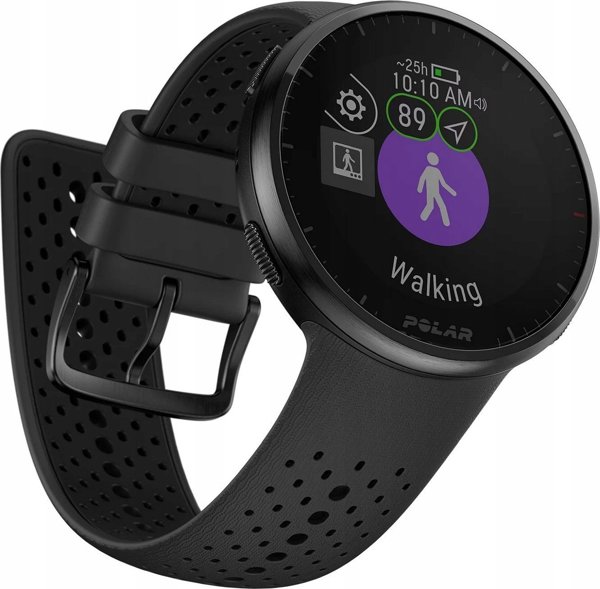 Ρολόι γυμναστικής Polar Pacer Pro S/L + αισθητήρας καρδιακού ρυθμού H10 Μαύρο (PACER PRO GRY/BLK)