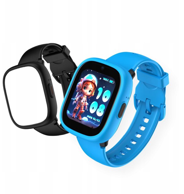 Kidoboo Smartwatch K3 Watchme Gen2, 4G, GPS, WiFi, SIM & SOS, Μπλε/Μαύρο