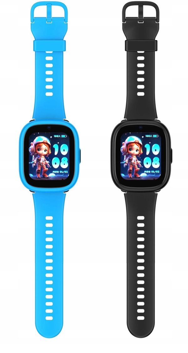 Kidoboo Smartwatch K3 Watchme Gen2, 4G, GPS, WiFi, SIM & SOS, Μπλε/Μαύρο