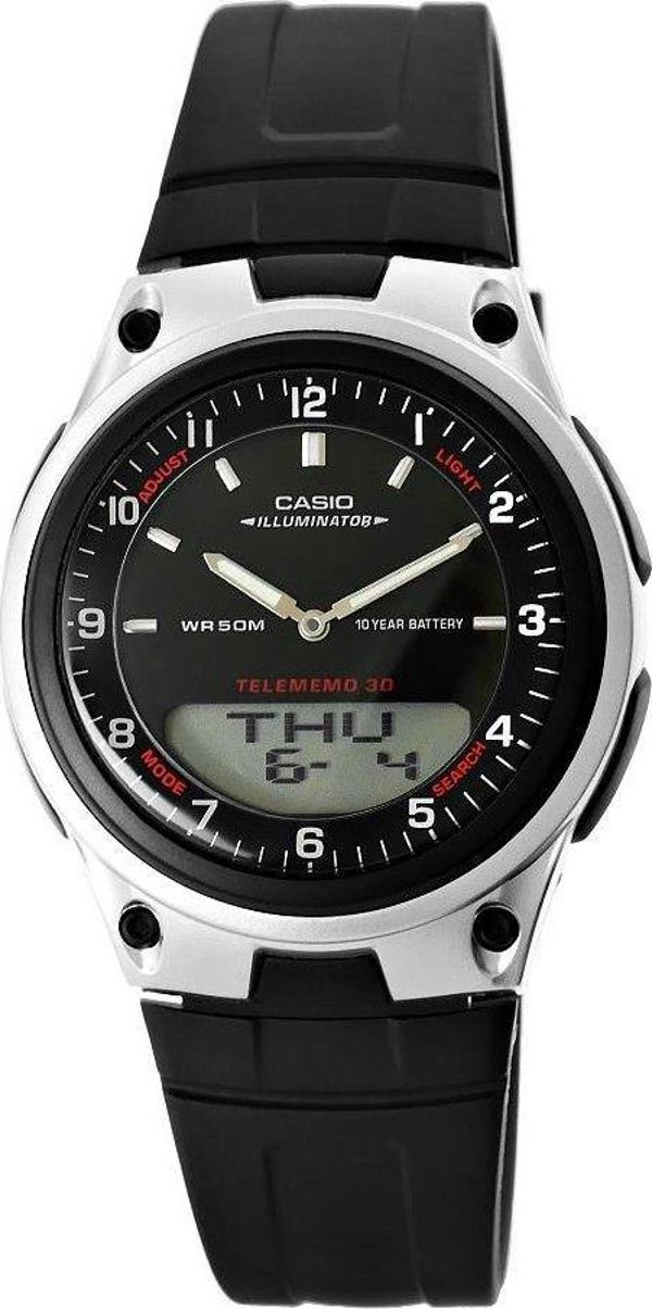 Ρολόι CASIO Ανδρικό Πολυλειτουργικό AW-80 -1A (381729)