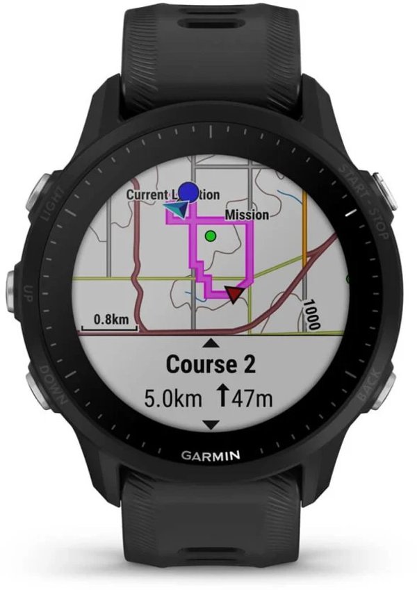 Αθλητικό ρολόι Garmin Garmin Forerunner 955 Μαύρο (010-02638-30)