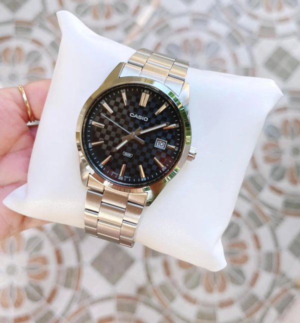Ρολόι Casio Μοντέλο MTP-VD03D σε Γκρι Χρώμα για Άντρες