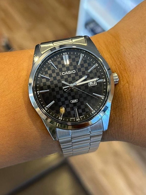 Ρολόι Casio Μοντέλο MTP-VD03D σε Γκρι Χρώμα για Άντρες