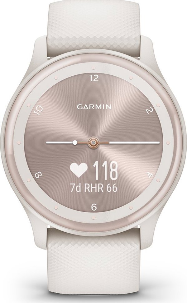 Ρολόι γυμναστικής Garmin Vivomove Sport Λευκό (010-02566-01)