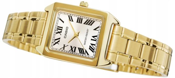 Ρολόι μάρκας CASIO μοντέλο LTP-V007G-9B χρώμα κίτρινο χρυσό. Αξεσουάρ γυναικείο. Σεζόν: Όλο το χρόνο NoSize