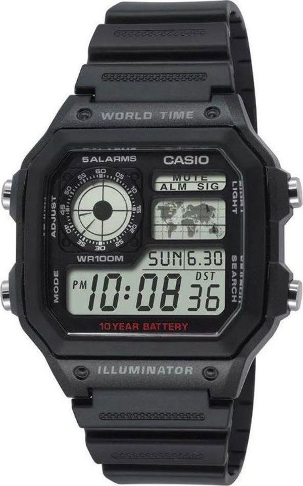 Ρολόι Casio ΑΝΔΡΙΚΟ ΡΟΛΟΪ CASIO AE-1200WH-1AVCF (zd146a)