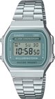 Casio Ρολόι Unisex A168WA-3A Vintage Ψηφιακό Ασημί