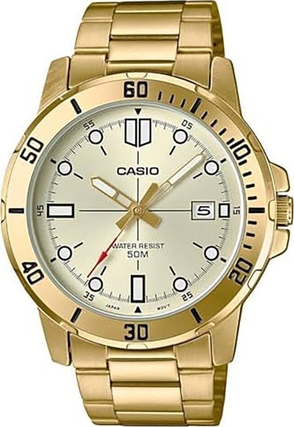 Ρολόι Casio Ανδρικό Ρολόι Casio DIVER Χρυσό (45 mm)