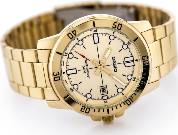Ρολόι Casio Ανδρικό Ρολόι Casio DIVER Χρυσό (45 mm)