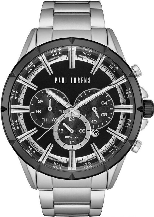 Ρολόι Paul Lorens ΑΝΔΡΙΚΟ ΡΟΛΟΪ PAUL LORENS - PL13605B-1C1 (zg359a) + ΚΟΥΤΙ NoSize