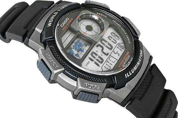 Ρολόι Casio Ανδρικό Ρολόι CASIO 10 Bar για Κολύμπι AE-1000 -1B