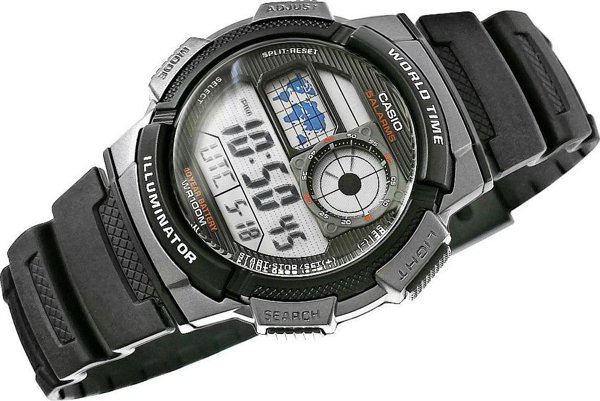 Ρολόι Casio Ανδρικό Ρολόι CASIO 10 Bar για Κολύμπι AE-1000 -1B