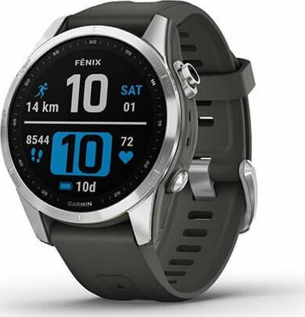 Αθλητικό ρολόι Garmin Fenix 7S Γραφίτης (010-02539-01)