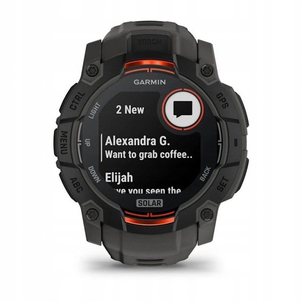 Έξυπνο ρολόι GARMIN Instinct 3 50mm SOLAR Μαύρο