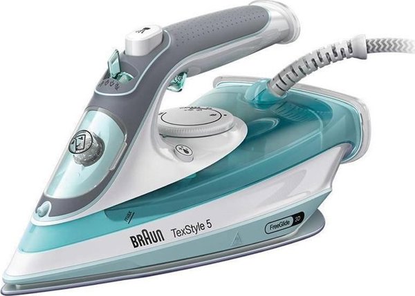 Σίδερο Ατμού Braun TexStyle 5 SI5017GR, Κεραμική Πλάκα, 300ml, 2400W