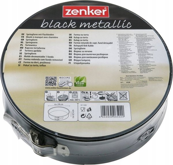 ZENKER ZENKER BLACK METALLIC 24 cm φόρμα ψησίματος