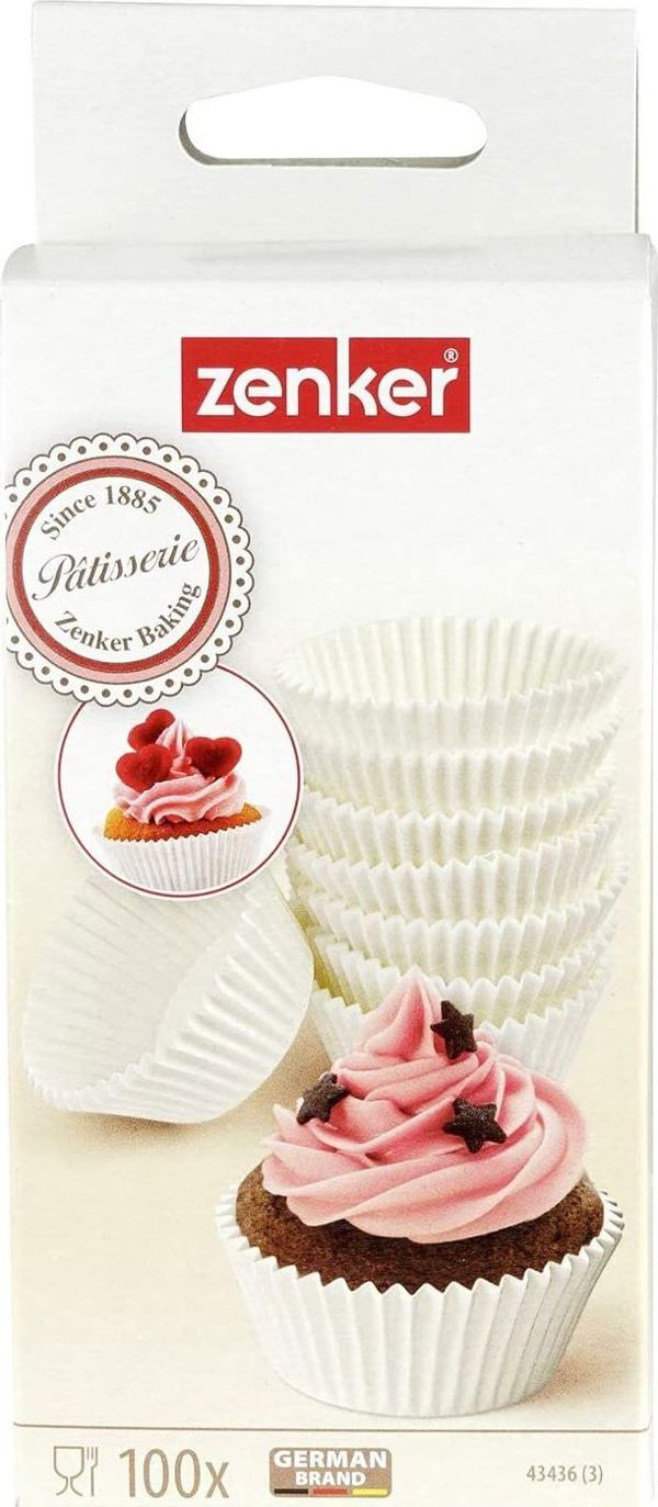ΧΑΡΤΙΝΑ ΦΟΡΜΑΚΙΑ ΓΙΑ MUFFINS ZENKER 100ΤΜΧ 7CM 43436