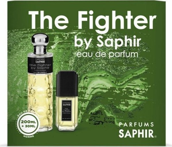 Saphir Parfums The Fighter Σετ Ανδρικών Αρωμάτων, 2 Τεμάχια