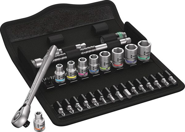 Wera 8100 SA 11 Zyklop Metal Σετ Καστάνιας 1/4" 28 Τεμαχίων - (05004021001)