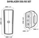 Σετ φώτων BLACKBURN DAYBLAZER μπροστά 550 lumens, πίσω 65 lumens (NEW 2025)