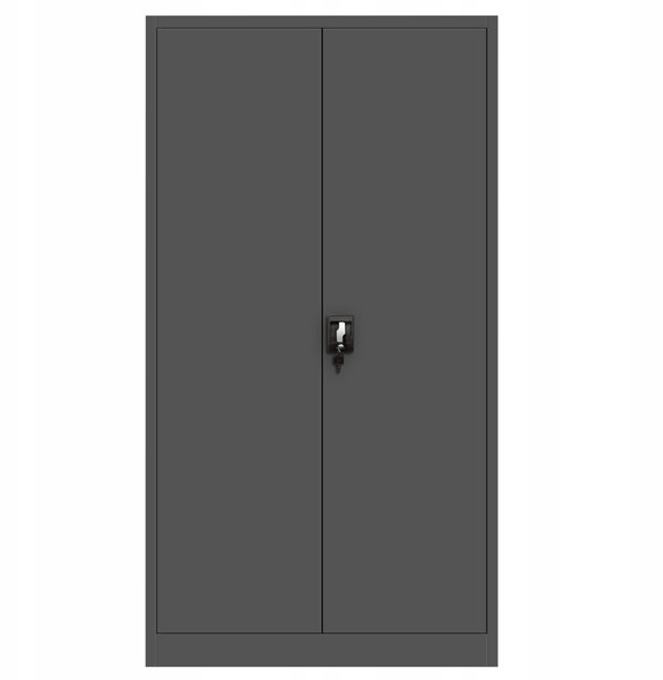 Zestaw 4x biurowa szafa metalowa na akta JAN H, 900 x 1950 x 400 mm, antracytowa