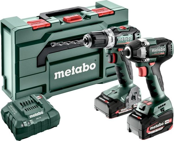 Σετ ηλεκτρικών εργαλείων Metabo METABO.ΣΕΤ COMBO 18V 2.9.2 (BS 18 L BL + SSW 300) 1x5,2Ah 1x2,0Ah METABOX