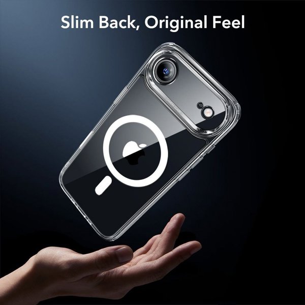 Σετ ESR θήκη + τζάμι οθόνης Classic Hybrid MagSafe & Tempered Glass για Apple iPhone 17 Air Clear