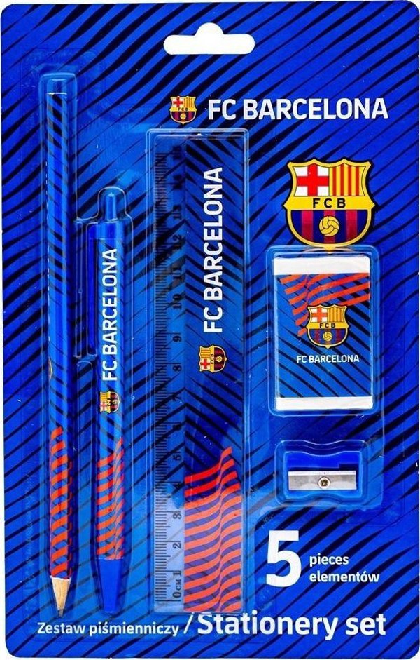 Σετ στυλό 5τεμ FC Barcelona ASTRA