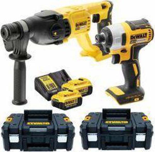 DeWalt DCK2023M2T-QW Σετ Ηλεκτρικών Εργαλείων 7 Τεμαχίων με 2 Μπαταρίες 4.0Ah, Φορτιστή και Θήκες TSTAK II