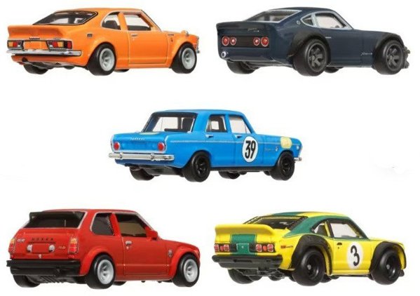 Σετ 5 μεταλλικών οχημάτων Premium Car Ιαπωνία