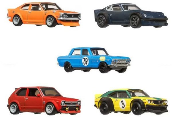 Σετ 5 μεταλλικών οχημάτων Premium Car Ιαπωνία