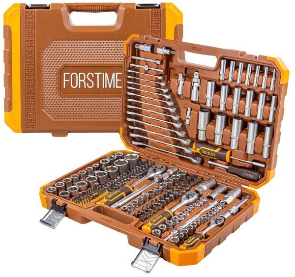 Σετ Εργαλείων NoName 216 Τεμαχίων 1/4", 3/8" & 1/2" με Καρυδάκια 4-32mm