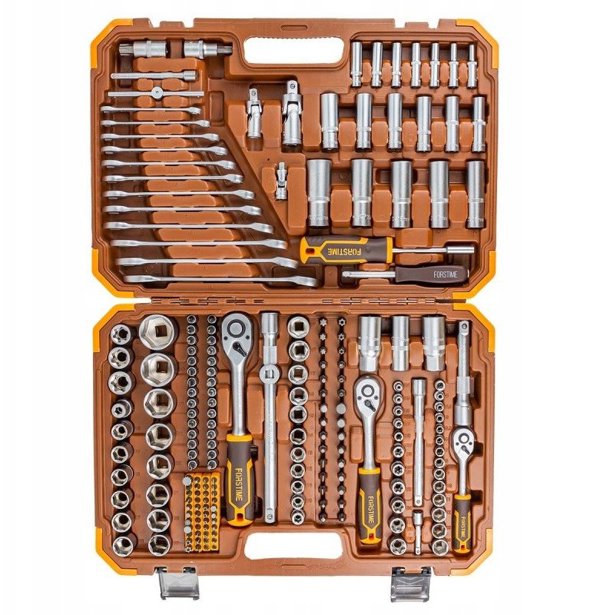 Σετ Εργαλείων NoName 216 Τεμαχίων 1/4", 3/8" & 1/2" με Καρυδάκια 4-32mm