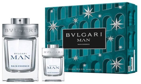 Σετ Αρωμάτων για Άνδρες Bvlgari Man Rain Essence EDP 2 Τεμάχια